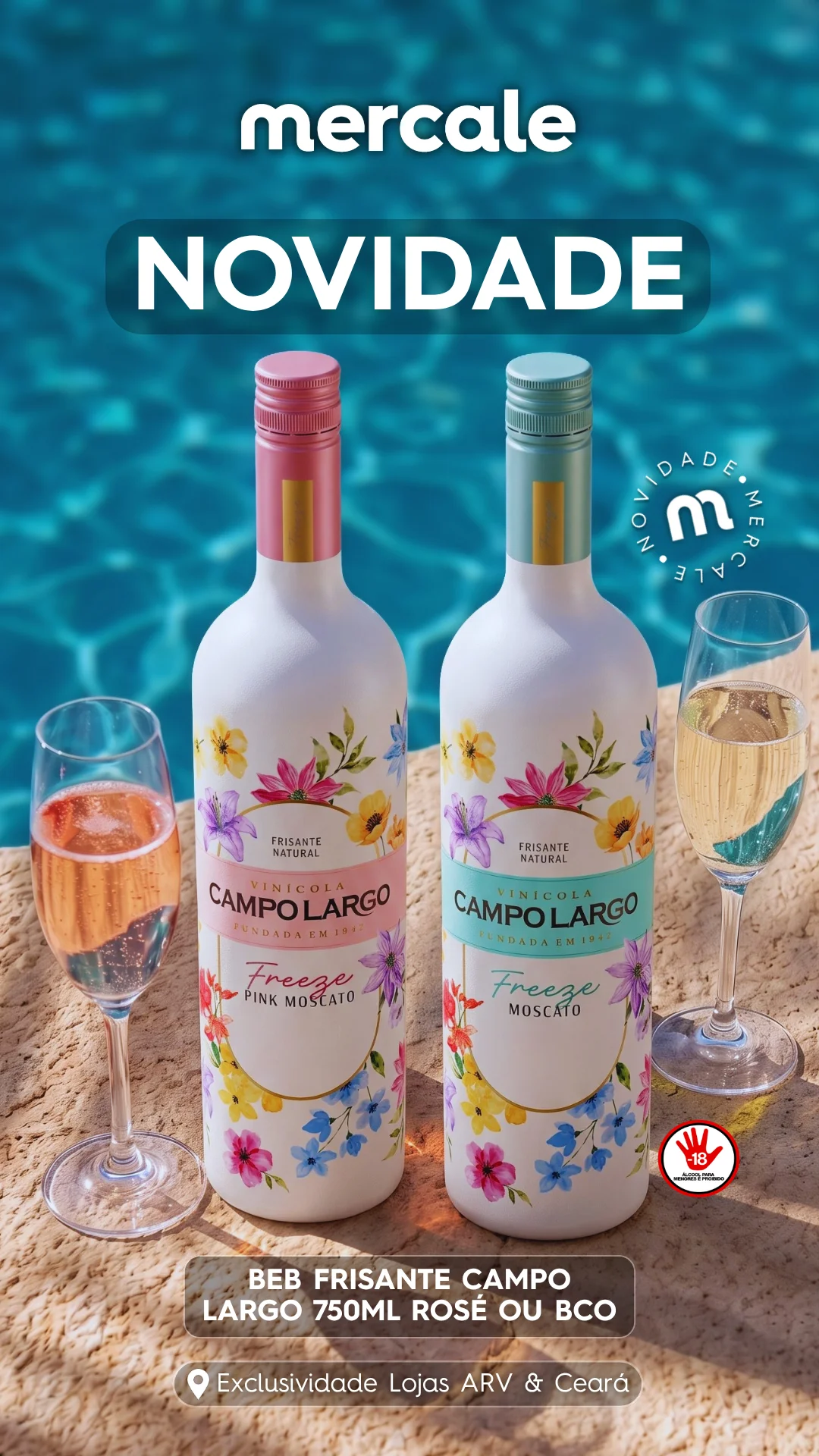 Dias ensolarados pedem um brinde leve e marcante! 🥂☀️
