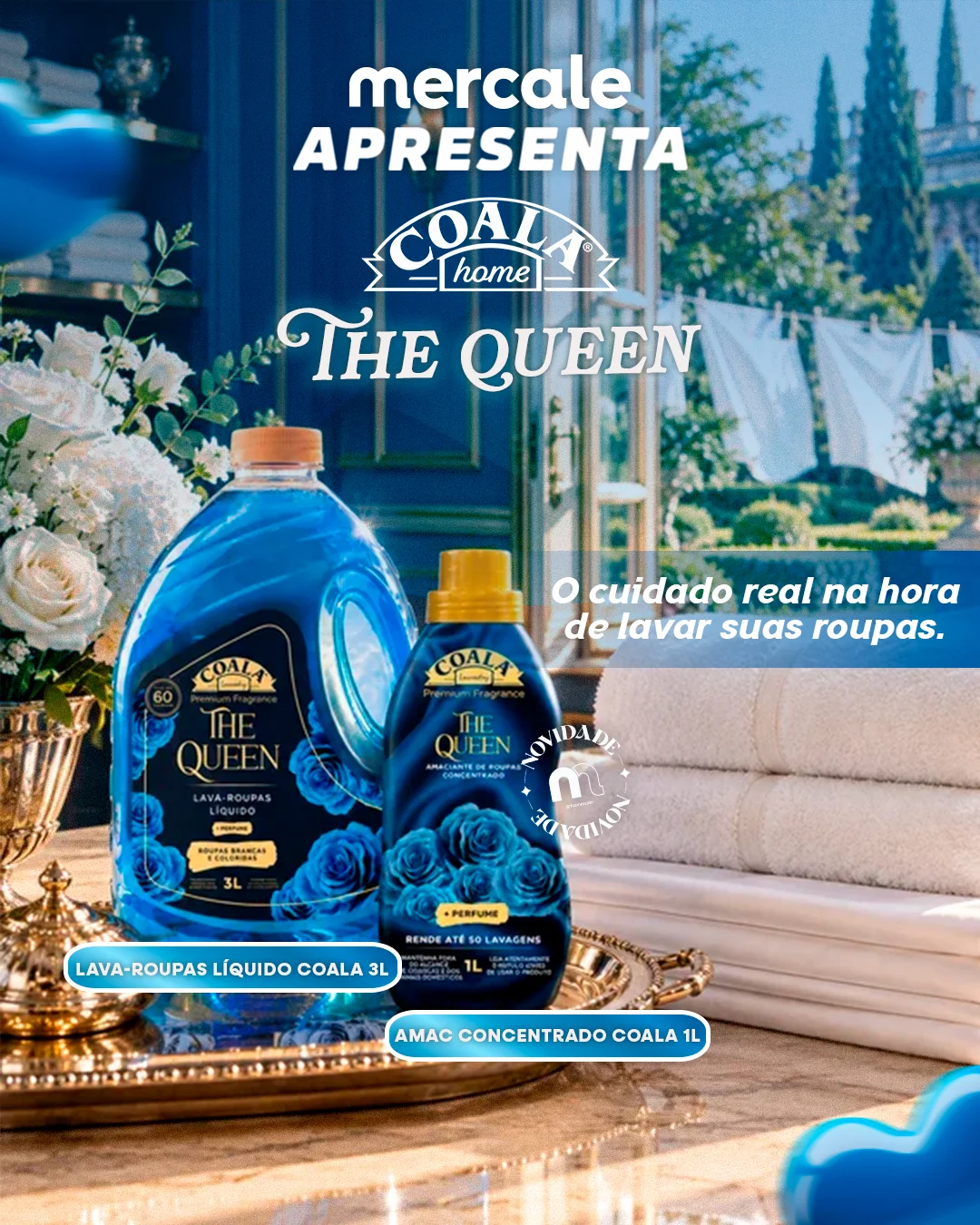 A realeza também chegou à sua lavanderia! 👑✨