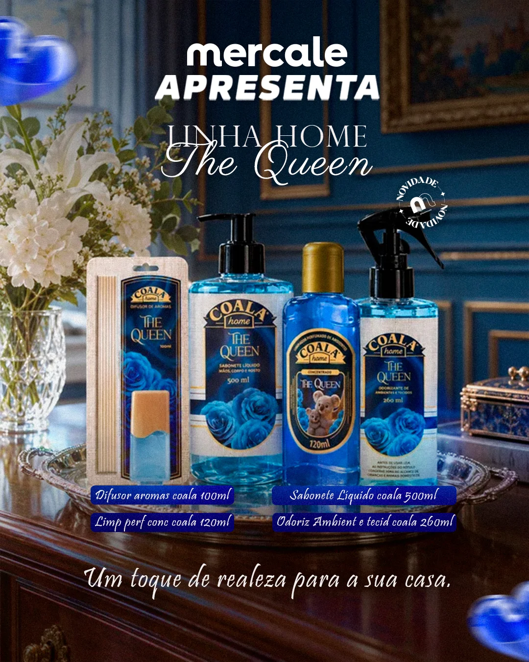 Sua casa merece um toque de realeza! 👑💙