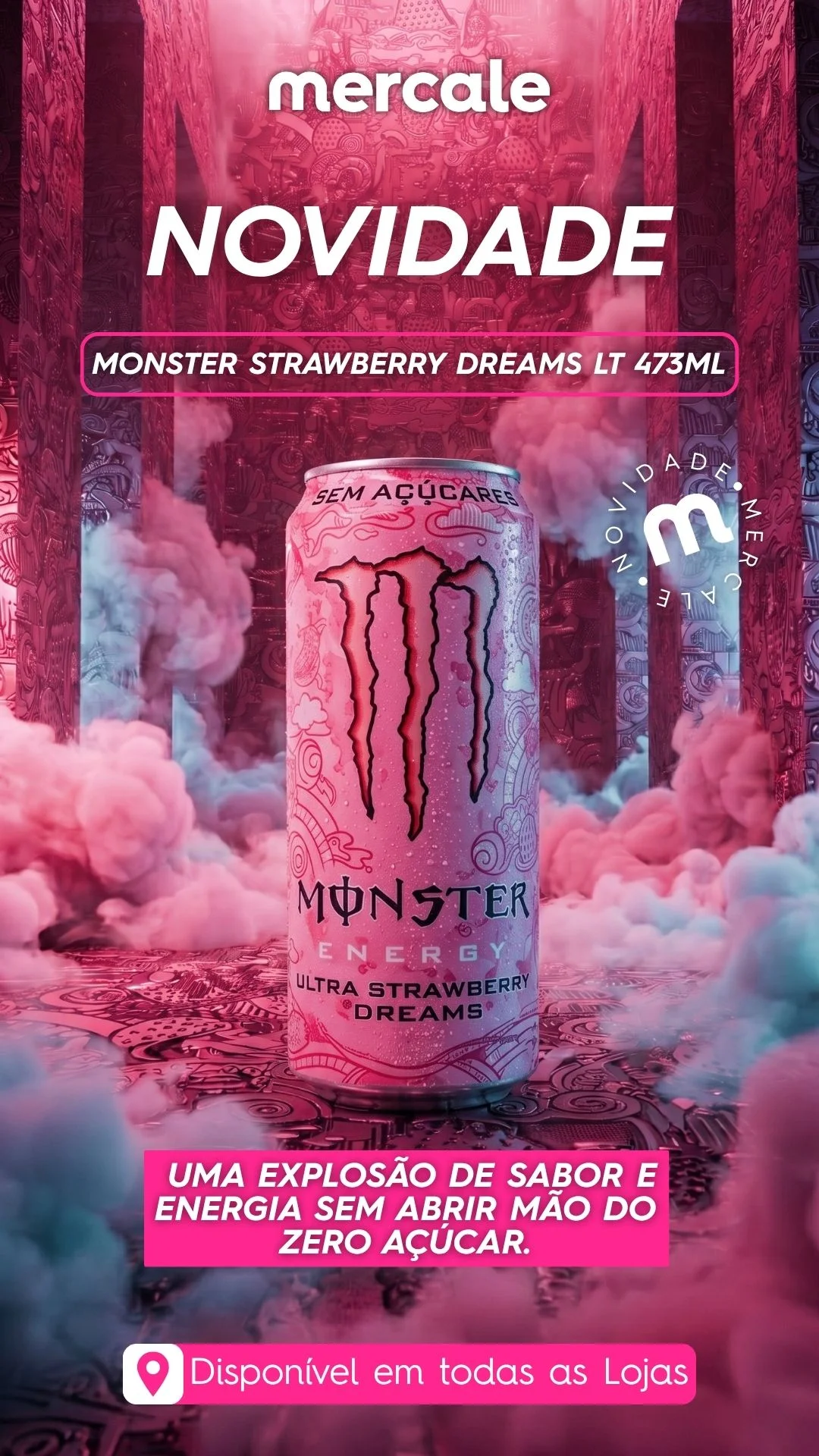Novidade: Monster Ultra Strawberry Dreams